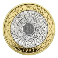 25. rocznica £2 pozłacany Srebro 2022 Proof