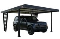 Carport V PREMIUM 4x4,5m Wypełnienie panelami Wiata samochodowa  TS1259