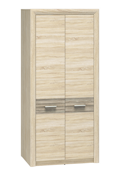 Szafa 2- Drzwiowa 2D 92 cm Dąb Sonoma KASTIEL ML zdjęcie 1