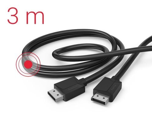 Kabel HAMA DisplayPort - 1.2 Ultra HD 4k 3m na Arena.pl