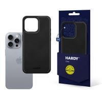apple iphone 16 pro max - 3mk hardy apple silky leather magcase