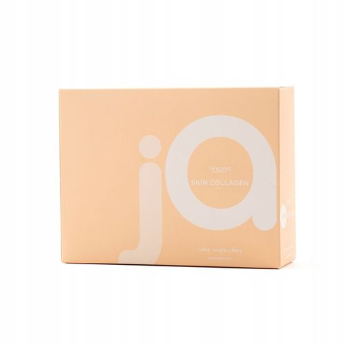 KOLAGEN DO PICIA "jA" SKIN COLAGEN TRUSKAWKA RABARBAR LEVANN 30 SASZETEK na Arena.pl