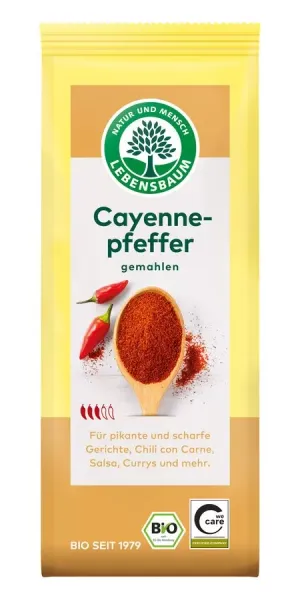 Chili (pieprz Cayenne) BIO 50 g - Lebensbaum zdjęcie 1