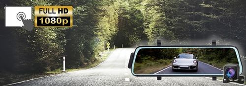 KAMERA SAMOCHODOWA WIDEO REJESTRATOR JAZDY W LUSTERKU WIDEOREJESTRATOR M PL na Arena.pl