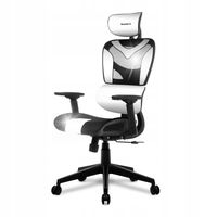 Fotel gamingowy Huzaro 263964 tkanina czarno-biały