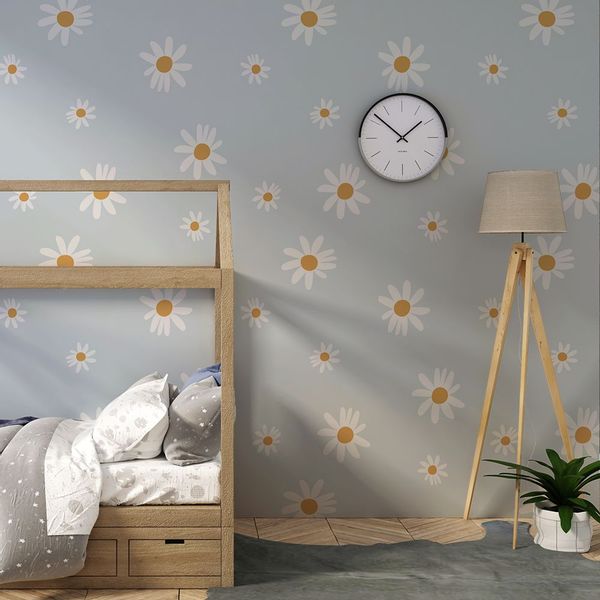 Tapeta Stokrotki W84 250 cm płótno zdjęcie 2