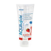 lubrykant wodny o smaku truskawkowym aquaglide strawberry 100 ml