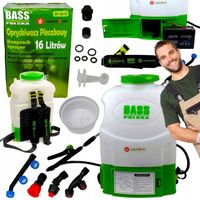 OPRYSKIWACZ ELEKTRYCZNY PLECAKOWY AKUMULATOROWY 16L Wydajny 4 DYSZE BASS PL