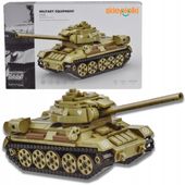 KLOCKI KONSTRUKCYJNE CZOŁG BOJOWY T-34 ZESTAW DLA DZIECI MILITARIA MODEL