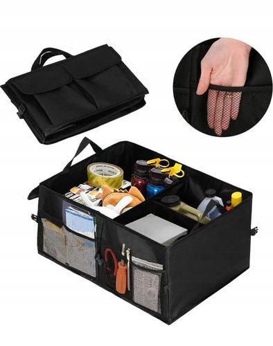 Torba Organizer do Bagażnika Samochodu Auta Kufer XXXL Składany Duży Mocny na Arena.pl
