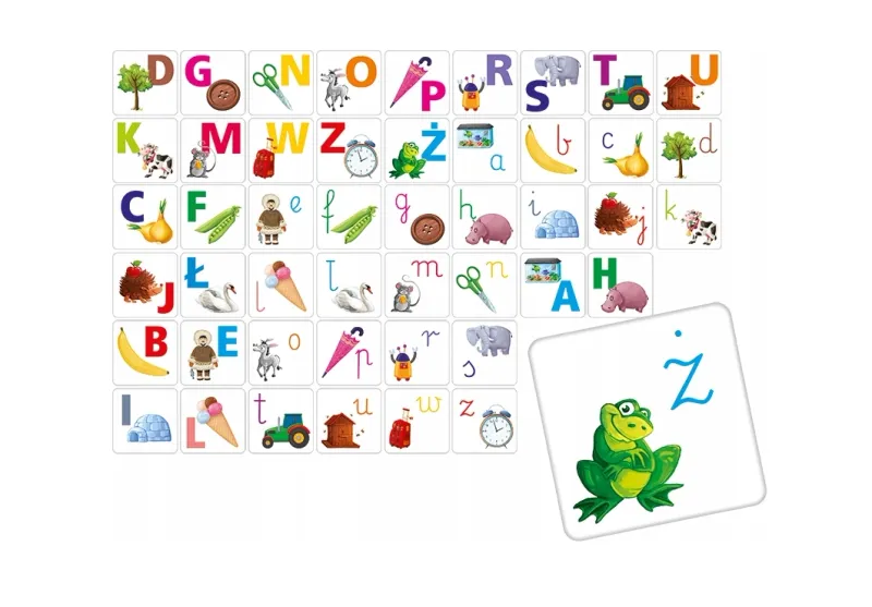 Literki małe i duże. Memory zdjęcie 2