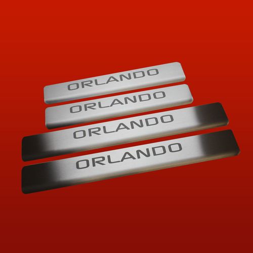 Listwa progowa CHEVROLET ORLANDO Stal nierdzewna 304 mat 4szt na Arena.pl