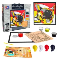 Zrób swój obrazek. Piankowa masa Moon Light. Mops