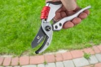 Sekator ogrodowy kowadełkowy nożyce ręczne do gałęzi 195mm śr cięcia 18mm