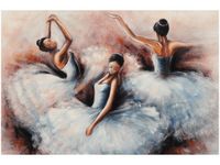 OBRAZ KOBIETY TAŃCZĄCE BALET