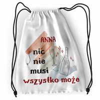 Plecak Dla Anny Sportowy Szkolny Worek Torba Z Nadrukiem Ze Zdjęciem