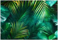 Fototapeta Winylowa Do Sypialni Salonu Liście 416x254