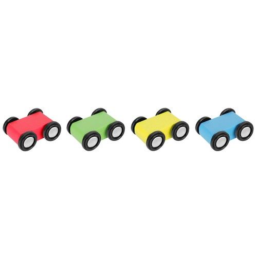 Tor Samochodowy Zjeżdżalnia 4 Auta Drewniana dla Autek Prezent dla Dzieci na Arena.pl