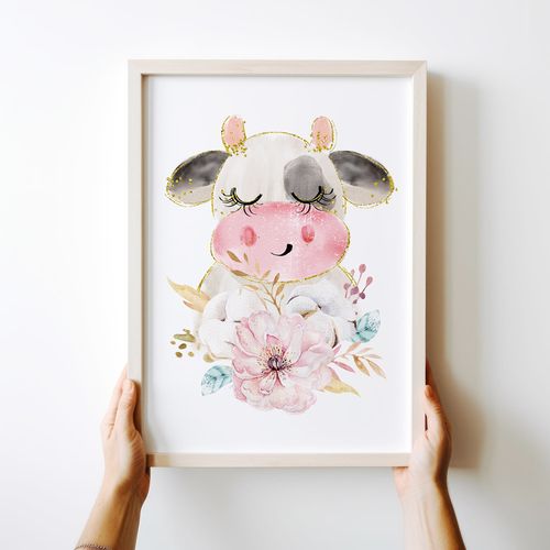 Plakat krowa, krówka plakaty do pokoju dziecka 70x100 cm na Arena.pl