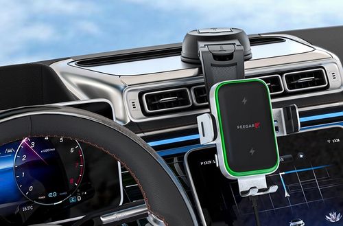 Uchwyt Samochodowy Na Telefon Feegar Qh400 Ładowarka Indukcja Szyba Kokpit na Arena.pl