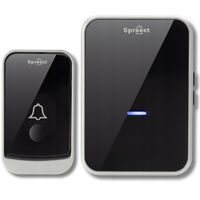 DZWONEK BEZPRZEWODOWY DO DRZWI DO FURTKI NA BATERIE WODOODPORNY PRZYCISK