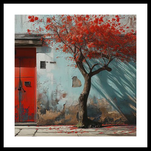 Plakat 50x50cm Widok Na Dawne na Arena.pl