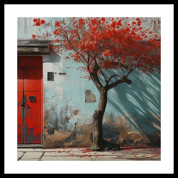 Plakat 50x50cm Widok Na Dawne zdjęcie 3