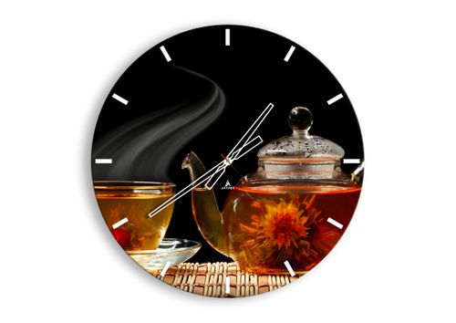 Zegar Ścienny - Herbata Napar  - 60X60 Cm - C3Ar60X60-2253 na Arena.pl