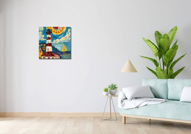 Obraz 50x50cm Żywa Przystań zdjęcie 2