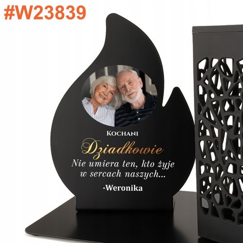 Znicz Solarny na Grób Mamy Taty Dekoracja z Dedykacją Wszystkich Świętych na Arena.pl