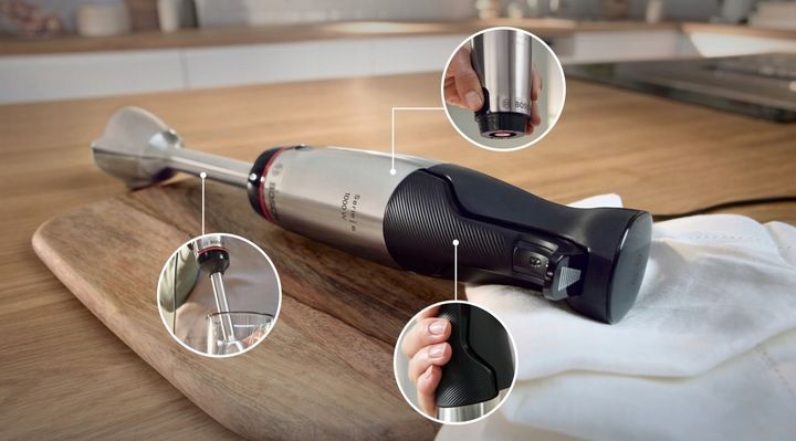 Blender ręczny ErgoMaster Bosch MSM6M620 1000W Rozdrabniacz QuattroBlade zdjęcie 12