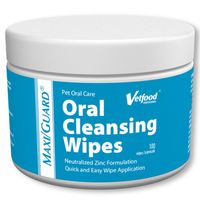 vetfood maxi/guard oral cleansing wipes 100szt