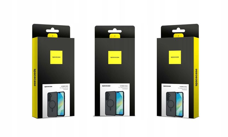 Spacecase Hybrid Mag Galaxy A16 5G Black zdjęcie 11