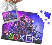 PUZZLE - WZORY Z BAJEK I GIER PREZENT DLA DZIECI 120el + WORECZEK