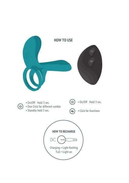 Couples Vibrator Ring Green zdjęcie 6