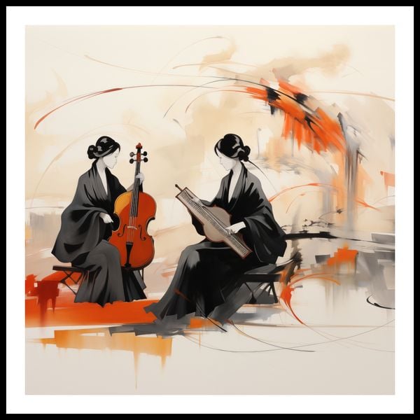 Plakat 90x90cm Harmonia Ciszy zdjęcie 3