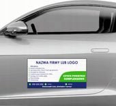 MAGNES na samochód auto MATA MAGNETYCZNA REKLAMA 30x60 CM FOTOWOLTAIKA