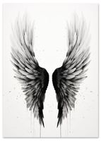 Plakat skrzydła anielskie 40x50 cm