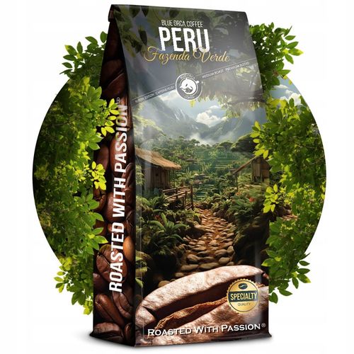Kawa ziarnista 1kg PERU FAZENDA VERDE Fusion Edition Blue Orca + na Arena.pl
