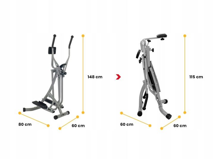 Orbitrek Christopeit Walker srebrny zdjęcie 14