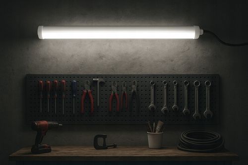 Lampa Sufitowa LED Do Garażu 60W 120cm 5000lm Warsztatu Oprawa na Arena.pl