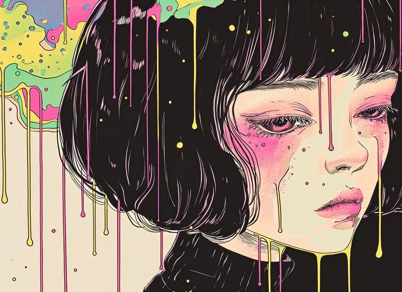 Plakat 55x40cm Strugi Kolorów zdjęcie 1