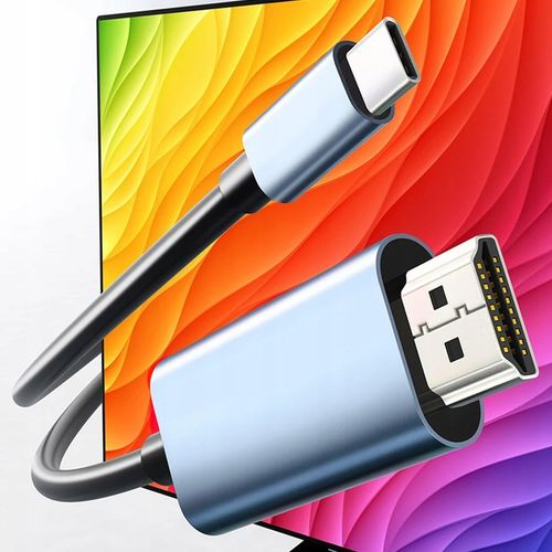 KABEL ADAPTER USB-C 3.1 TYP C DO HDMI 4K PRZEWÓD MHL WIREWAY WW410213 1,8m na Arena.pl