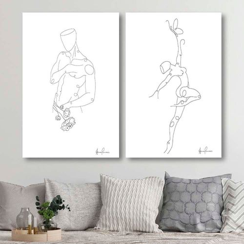 Deco Panel, Tancerka minimalizm 70x100 na Arena.pl