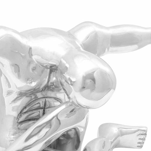 Rzeźba Srebrny 91,5 x 32 x 33 cm Aluminium na Arena.pl