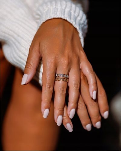 Pierścionek damski REGULOWANY PANCERKA wąski stal na Arena.pl