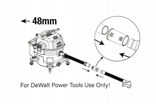 DEWALT ODKURZACZ PRZEMYSŁOWY BEZWORKOWY Z DMUCHAWĄ SUCHO I MOKRO 23L na Arena.pl