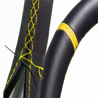 POKROWIEC NA KIEROWNICĘ Z 1 KAWAŁKA SKÓRY CELOWNIK