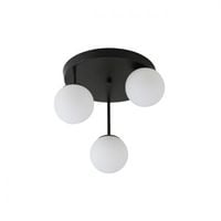 Kinkiet E27 LED Bali-12 29cm x3-2 czarny
