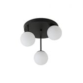 Kinkiet E27 LED Bali-12 29cm x3-2 czarny